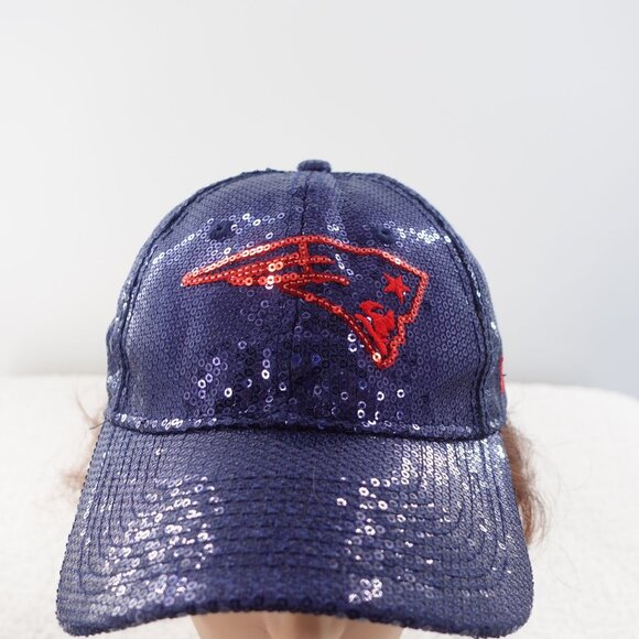 New England Patriots Sequined NFL Ball Cap  New Era - Picture 1 of 11